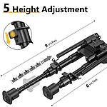 shoXx Zweibein Bipod 15-23cm Aluminium f�r Picatinny Bild 3